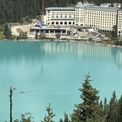 Lake Louise Summer Construction