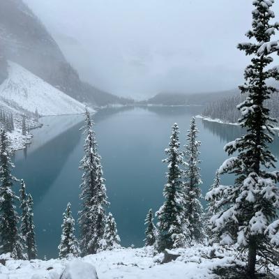 Snowy Lake Louise