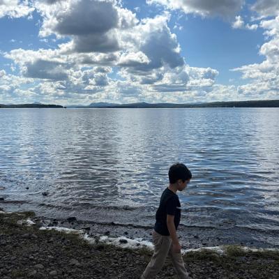 Lakeside Beach Walk In Magog