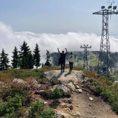 Mountain Peak Above Clouds